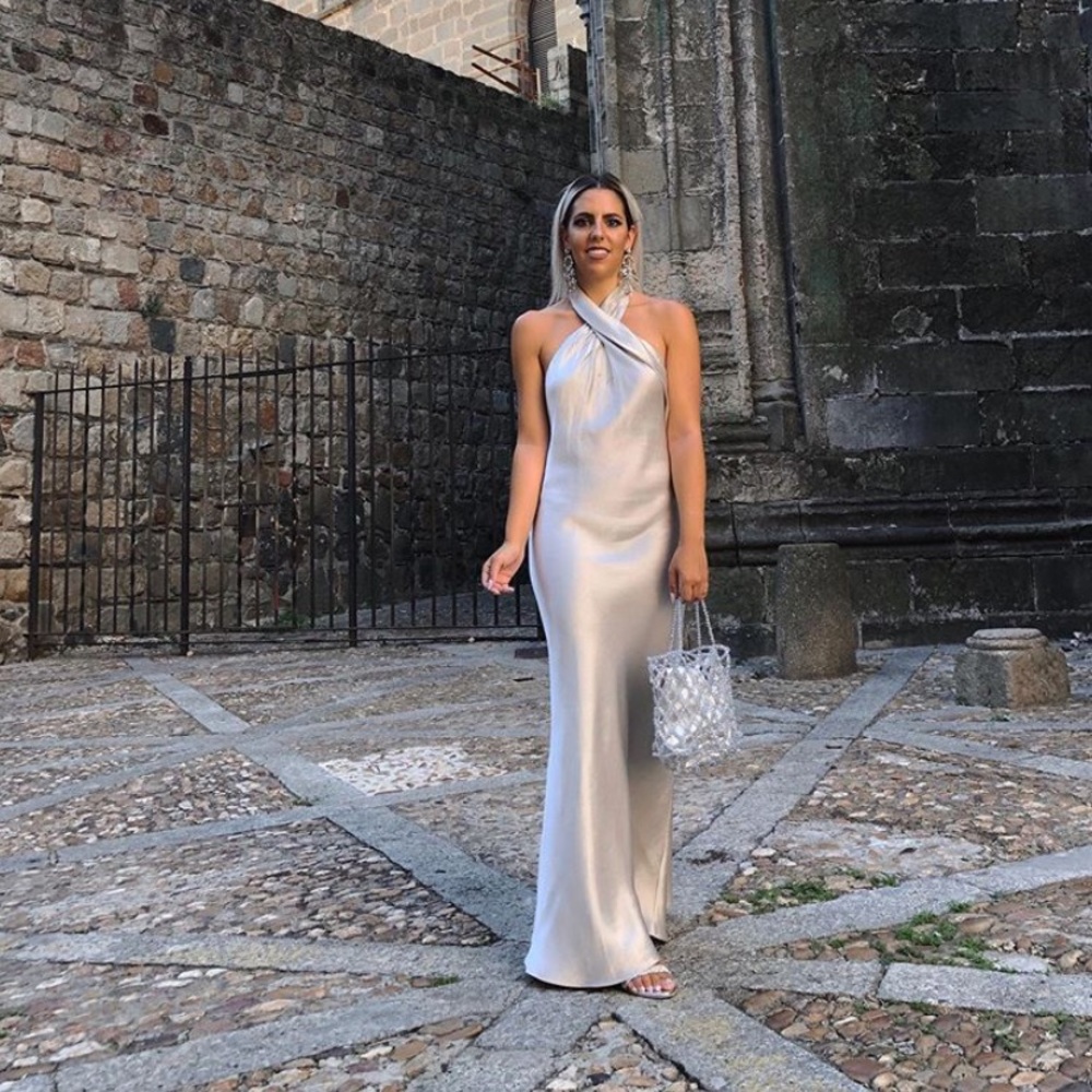 GORGEOUS ZARA NWT LIMITED EDITION Halter Dress - Picture 7 of 8